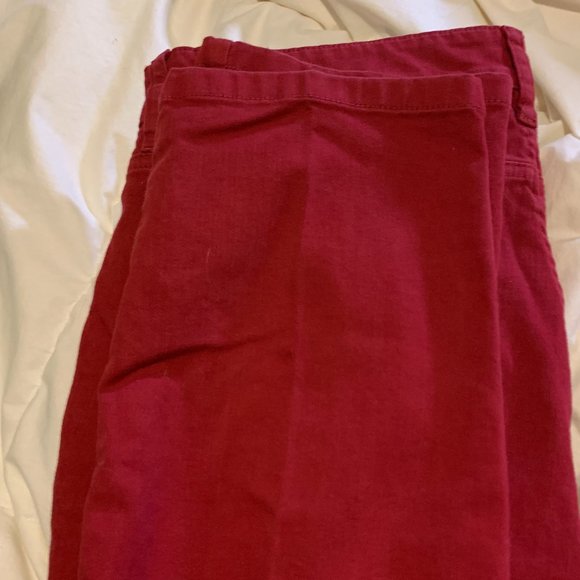 Eileen Fisher Red small women's JEANS, petite, zipper fly - Picture 8 of 10